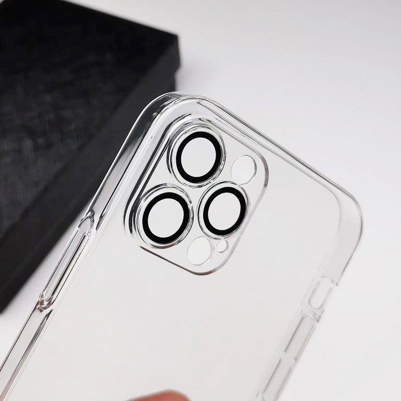 Husa protectie Flippy pentru Apple iPhone 14 Pro Max, MagSafe Silicone, Protectie si folie camera inclusa, protectie camera, Transparent-4