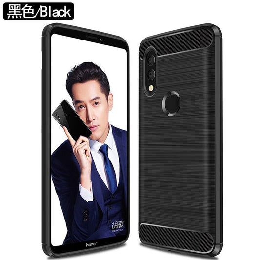 Husa Protectie, Flippy, pentru Honor 70, TPU Carbon, Negru-0