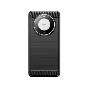 Husa Protectie, Flippy, pentru Huawei Mate 60 Pro, TPU Carbon, Negru-0