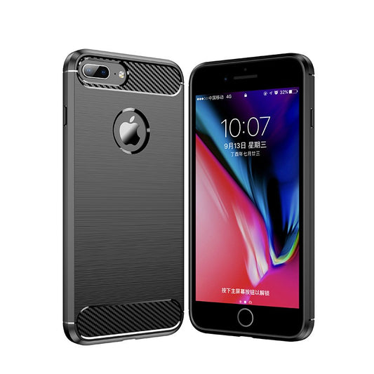 Husa Protectie, Flippy, pentru iPhone 14 Plus, TPU Carbon, Negru-0