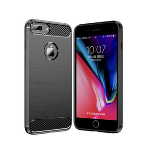 Husa Protectie, Flippy, pentru iPhone 15, TPU Carbon, Negru-0