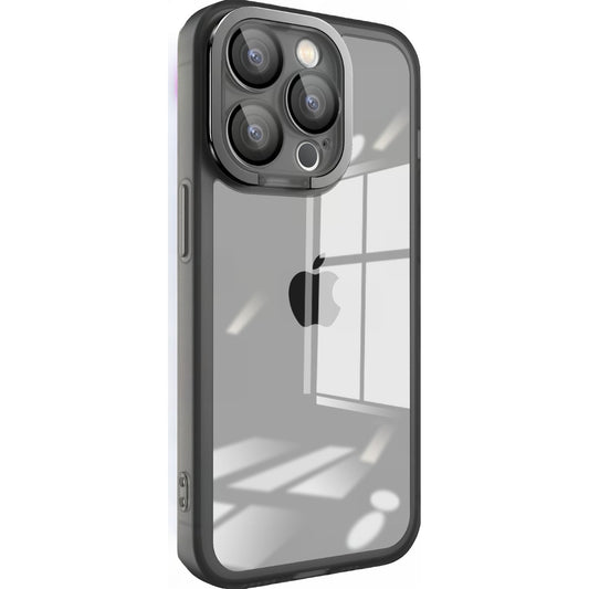 Husa protectie Flippy pentru Samsung A03 Electroplated cu  suport pentru camera, 1.5 mm grosime, protectie camera, Negru-0