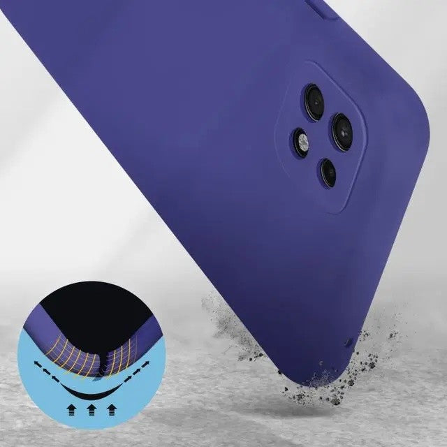 Husa protectie Flippy pentru Samsung A22 5G Liquid Silicone Mov-8