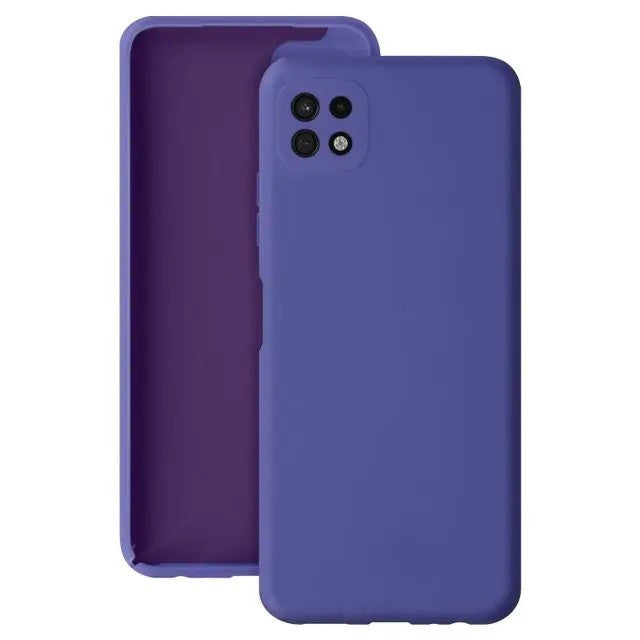 Husa protectie Flippy pentru Samsung A22 5G Liquid Silicone Mov-0