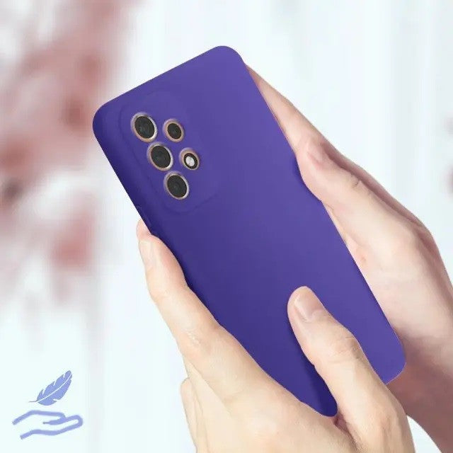 Husa protectie Flippy pentru Samsung A53 5G Liquid Silicone Mov-7