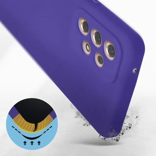 Husa protectie Flippy pentru Samsung A53 5G Liquid Silicone Mov-8