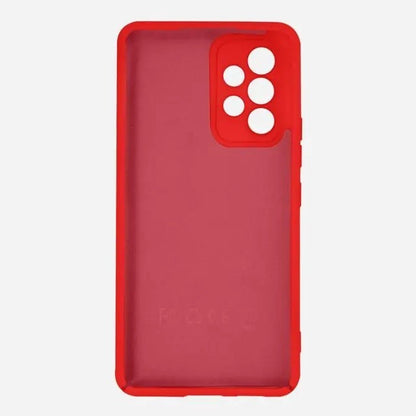 Husa protectie Flippy pentru Samsung A53 5G Liquid Silicone Rosu-8