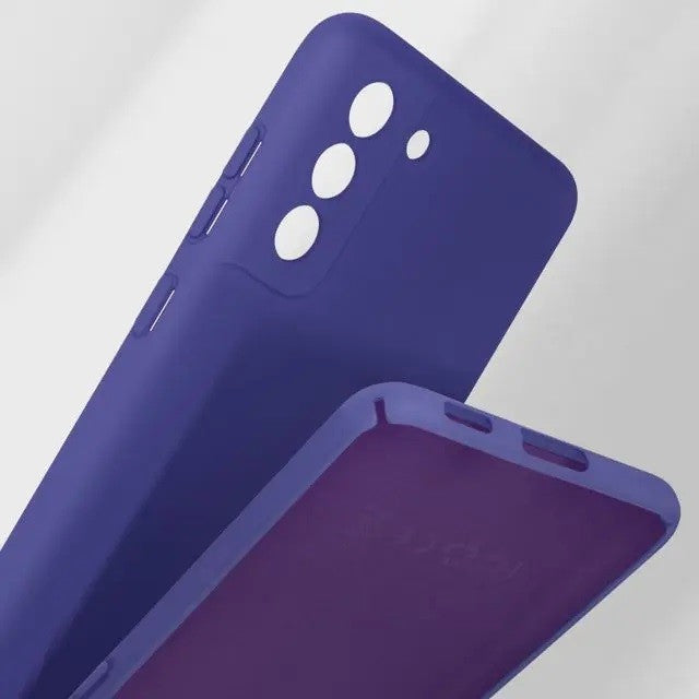 Husa protectie Flippy pentru Samsung S21 FE Liquid Silicone Mov-4