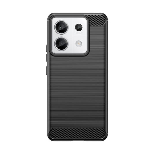 Husa Protectie, Flippy, pentru Xiaomi Redmi Note 13 Pro, TPU Carbon, Negru-0