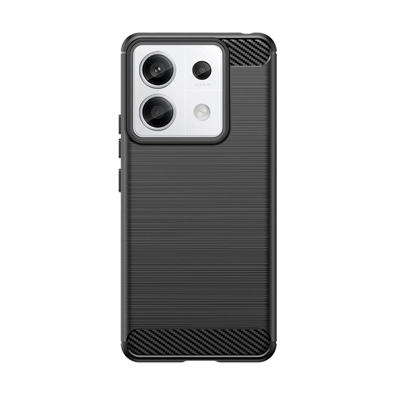 Husa Protectie, Flippy, pentru Xiaomi Redmi Note 13 Pro, TPU Carbon, Negru-0