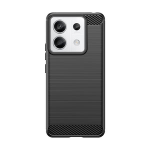 Husa Protectie, Flippy, pentru Xiaomi Redmi Note 13 Pro+, TPU Carbon, Negru-0