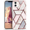Husa protectie pentru Samsung A51 Soft IMD TPU Marble Geometric Alb-0
