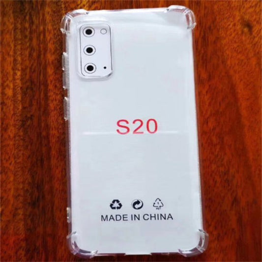 Husa protectie pentru Samsung S20, Flippy, TPU, Antisoc, Protectie colturi, Rezistenta la impact, 1.5 mm, Transparenta-0