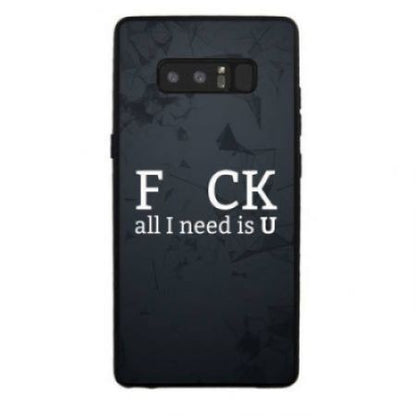 Husa Samsung A7 2017 Multicolor Mesaj Fcuk-1