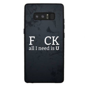 Husa Samsung A7 2017 Multicolor Mesaj Fcuk-0