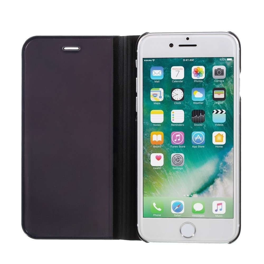 Husa Samsung A71 Flip Cover Oglinda Negru-1