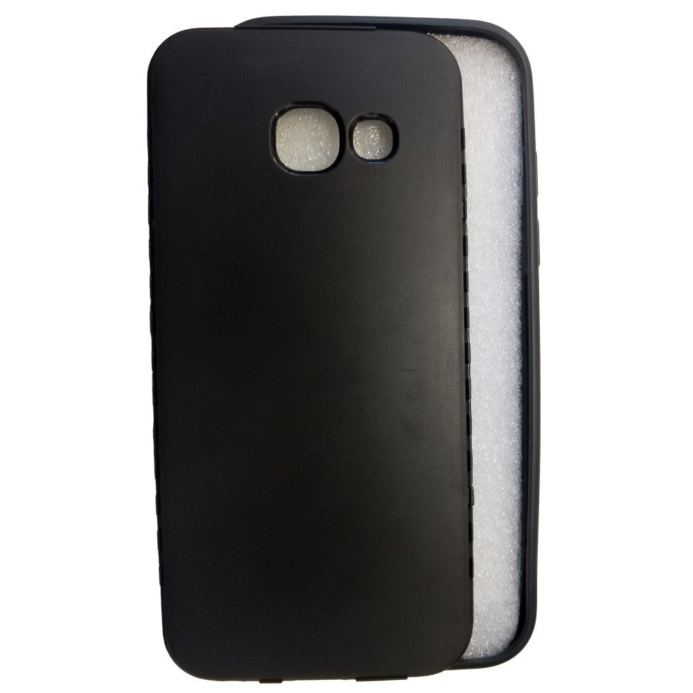 Husa Samsung Galaxy A3 2017 Full Silicone Negru-2