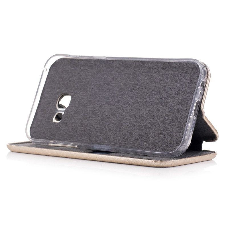 Husa de protectie Flippy compatibila cu Samsung Galaxy A3 2017 Magnet Book Case Rosu-2