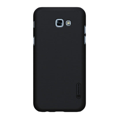 Husa Samsung Galaxy A3 2017 Nillkin Frosted Shield Negru + Folie de protectie-1