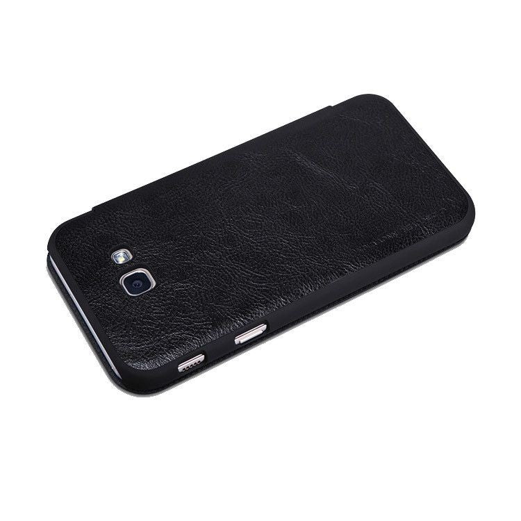 Husa Samsung Galaxy A3 2017 Nillkin Qin Flip Negru-2