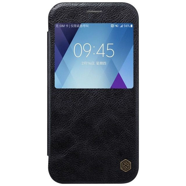 Husa Samsung Galaxy A3 2017 Nillkin Qin Flip Negru-3