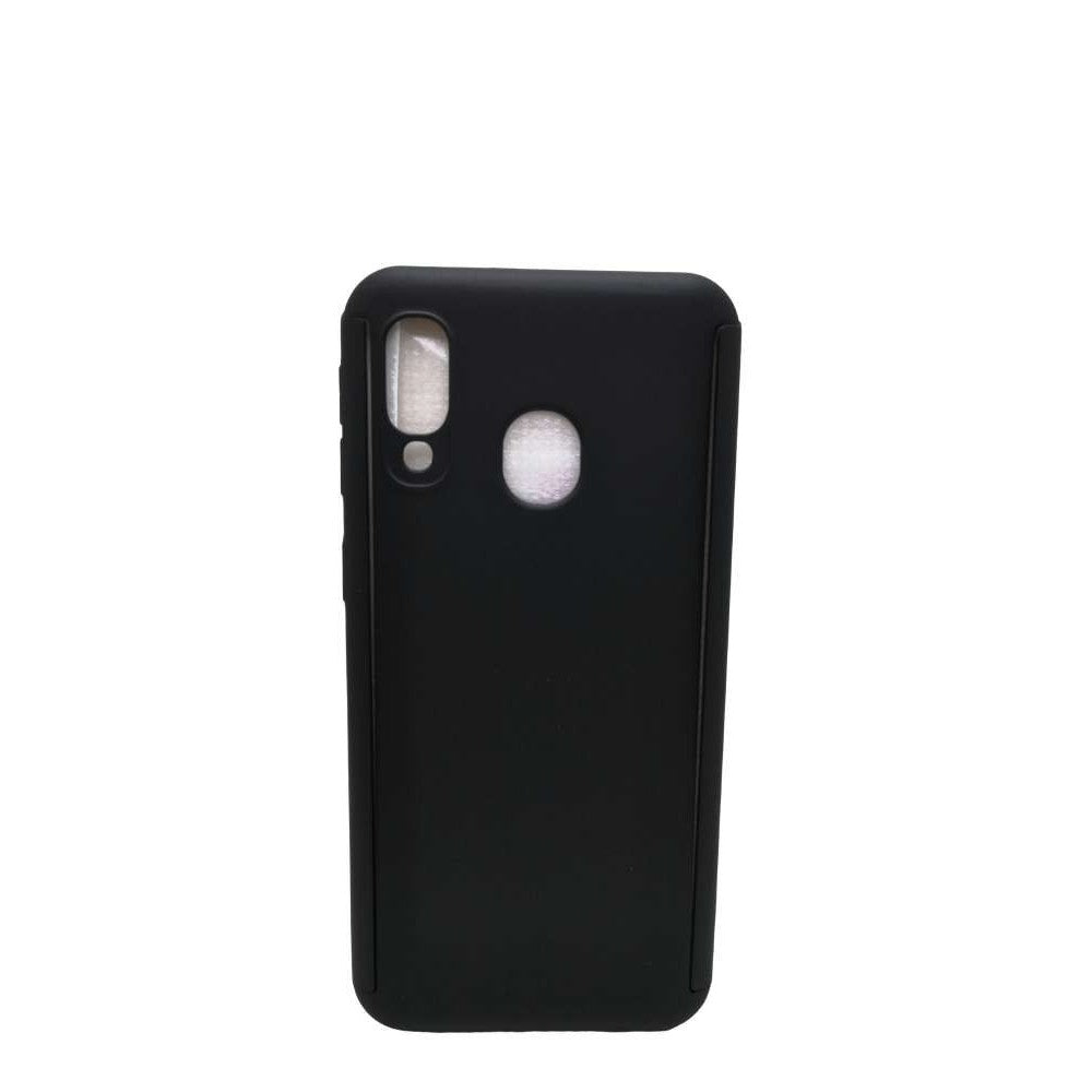 Husa Samsung Galaxy A40 Flippy® Full Cover 360, Negru Folie de protectie-2