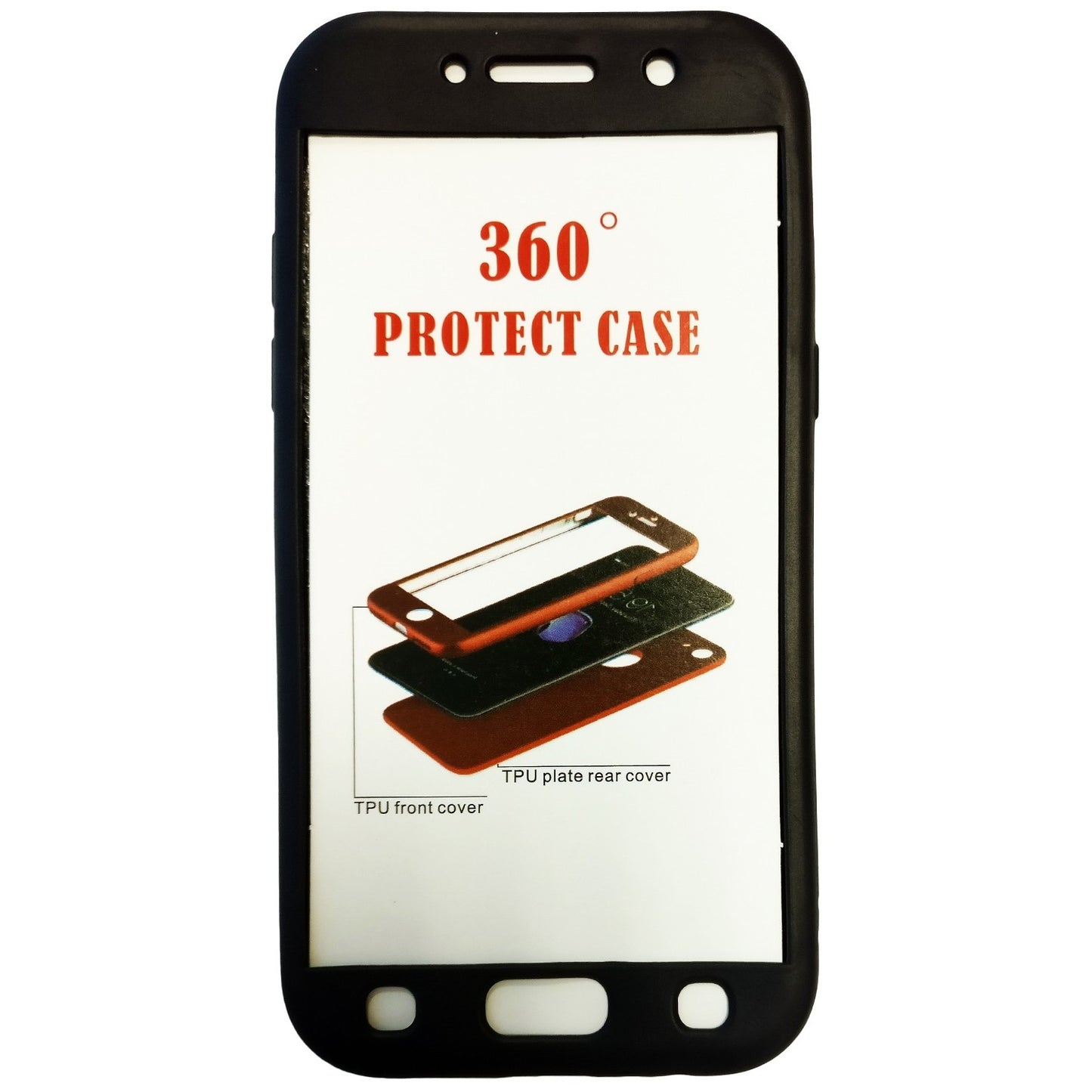 Husa Samsung Galaxy A5 2017 Full Silicone Negru-4