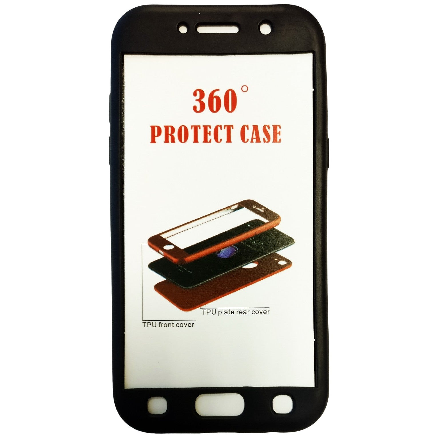 Husa Samsung Galaxy A5 2017 Full Silicone Negru-4