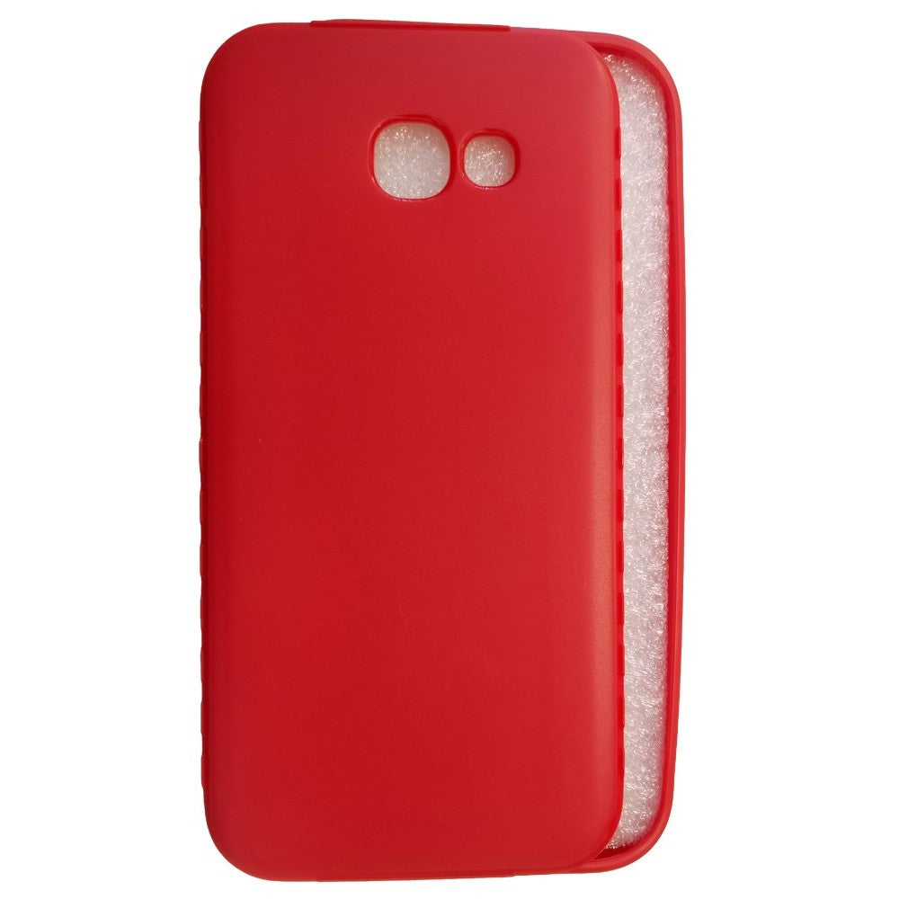 Husa Samsung Galaxy A5 2017 Full Silicone Rosu-4