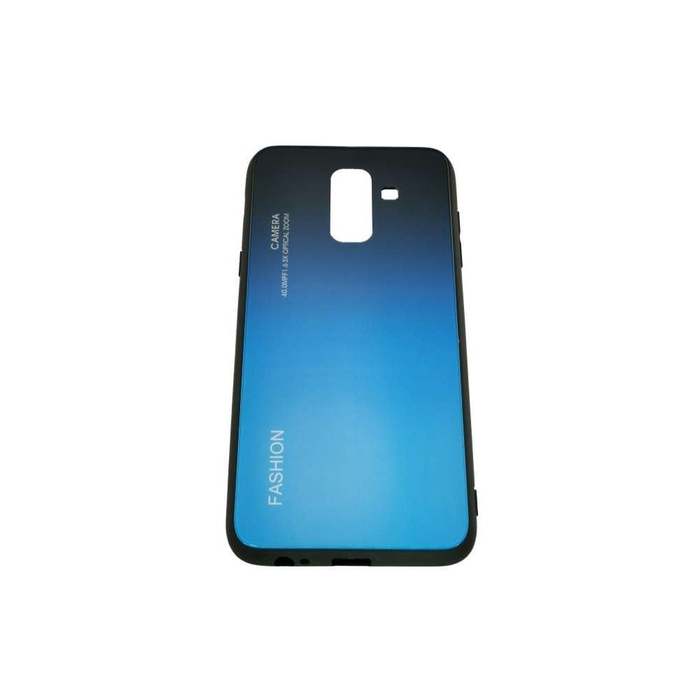 Husa Samsung Galaxy A6 Plus 2018 Hybrid Back Degrade, Albastru-0