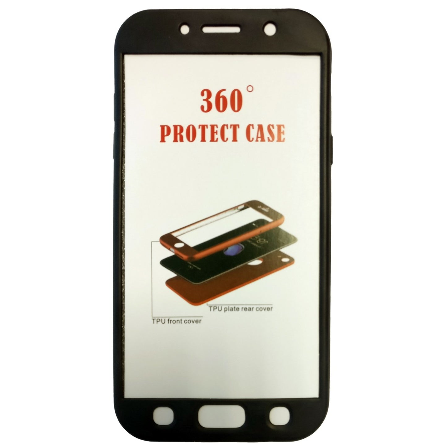 Husa Samsung Galaxy A7 2017 Full Silicone Negru-4