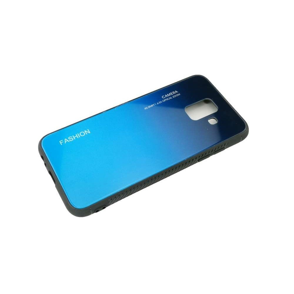 Husa Samsung Galaxy A8 2018 Hybrid Back Degrade, Albastru-1