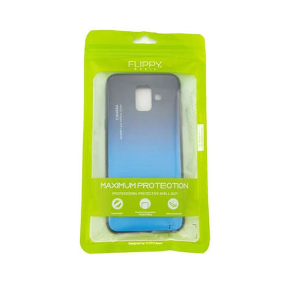 Husa Samsung Galaxy A8 2018 Hybrid Back Degrade, Albastru-3