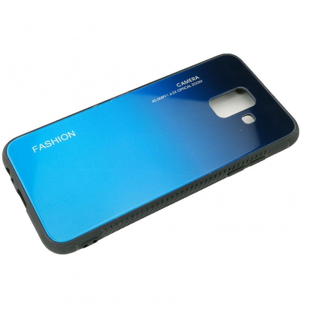Husa Samsung Galaxy A8 2018 Hybrid Back Degrade, Albastru-4