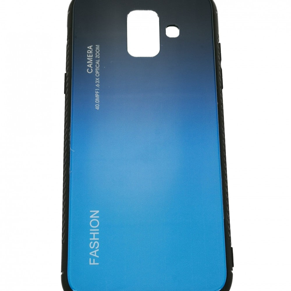 Husa Samsung Galaxy A8 2018 Hybrid Back Degrade, Albastru-6