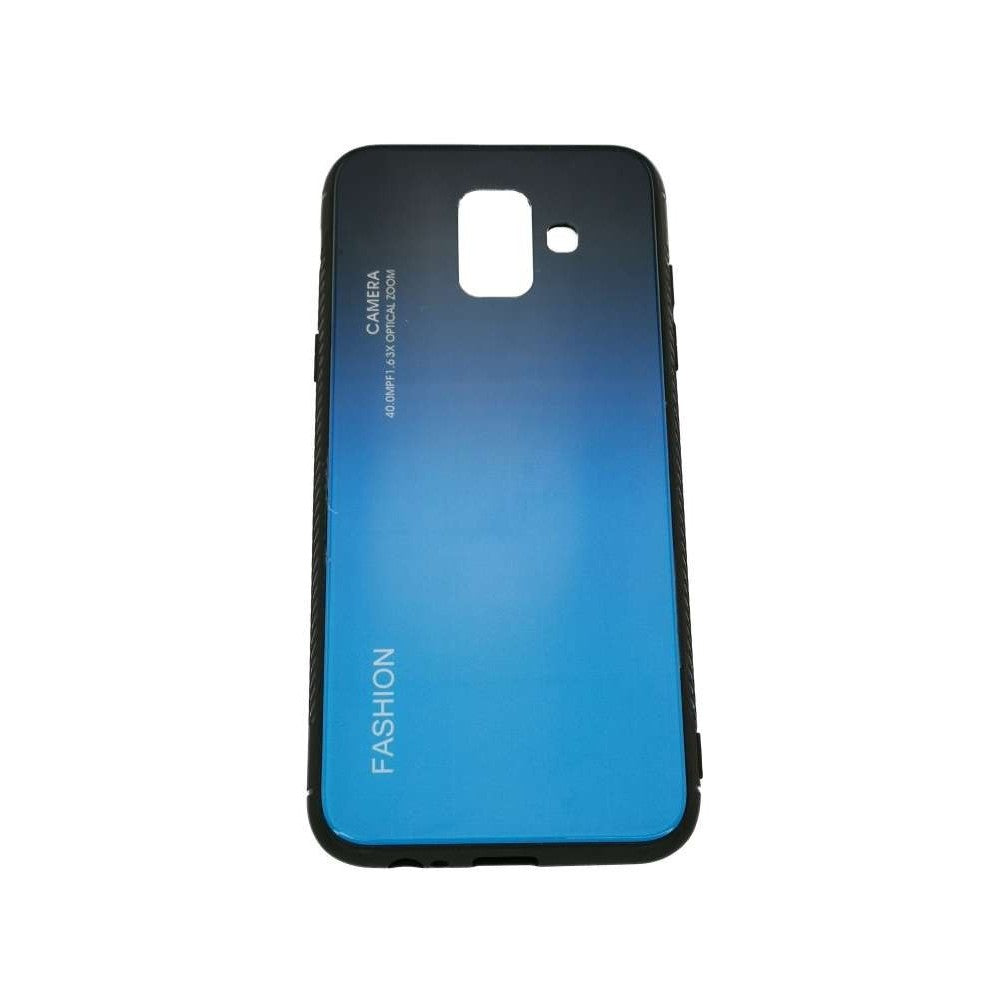 Husa Samsung Galaxy A8 2018 Hybrid Back Degrade, Albastru-0