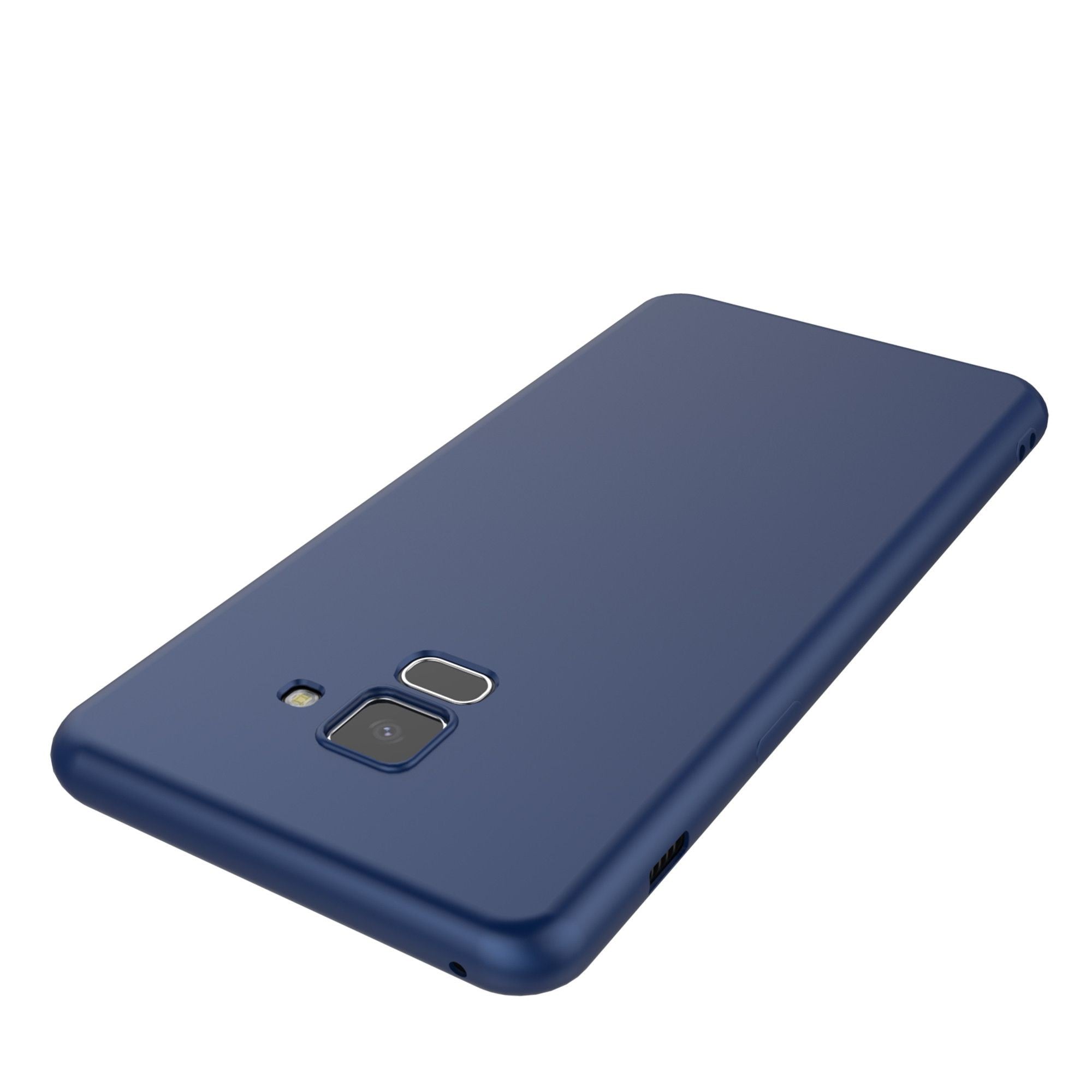 Husa Samsung Galaxy A8 2018 Luxury Case Albastru-6