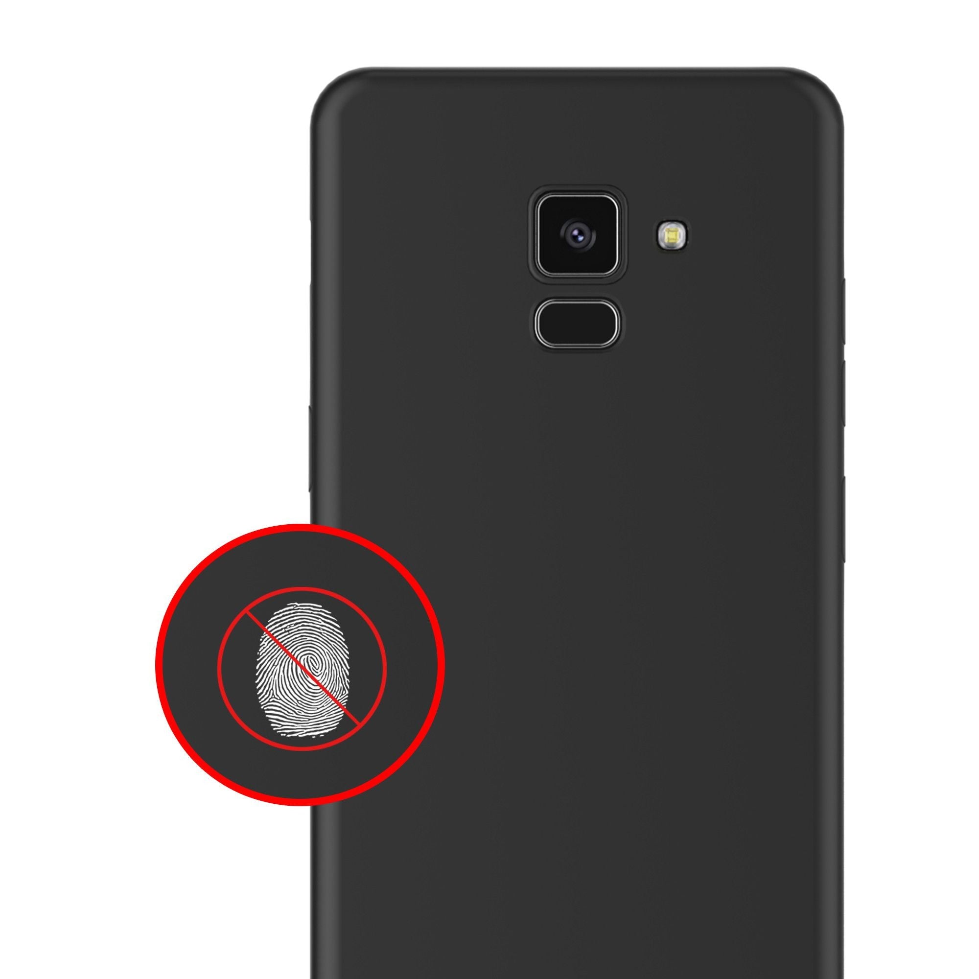 Husa Samsung Galaxy A8 2018 Luxury Case Negru-5