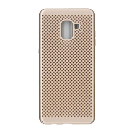 Husa Samsung Galaxy A8 2018 Ultra Slim cu aerisire Auriu-1