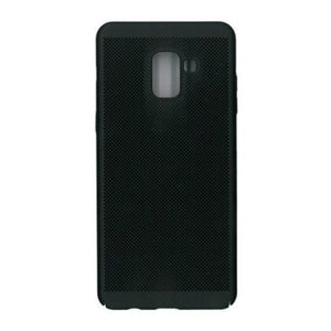 Husa Samsung Galaxy A8 2018 Ultra Slim cu aerisire Negru-0