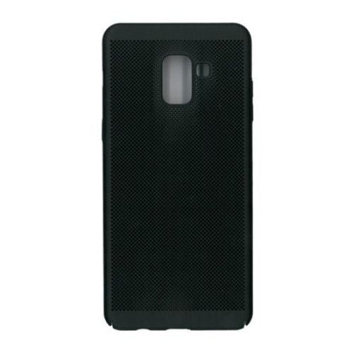 Husa Samsung Galaxy A8 2018 Ultra Slim cu aerisire Negru-0