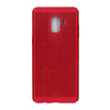Husa Samsung Galaxy A8 2018 Ultra Slim cu aerisire Rosu-0