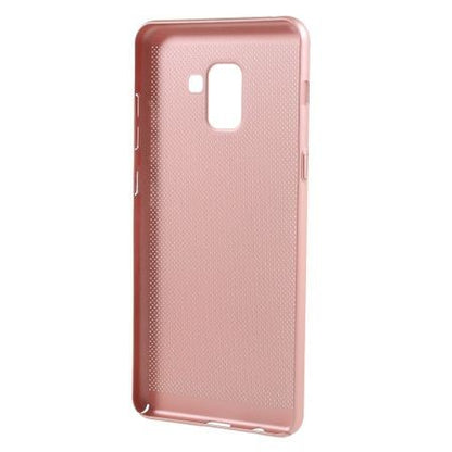 Husa Samsung Galaxy A8 2018 Ultra Slim cu aerisire Roz Auriu-2