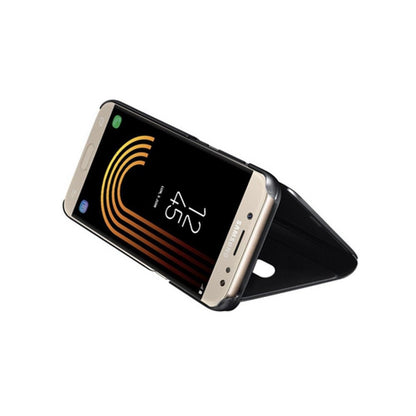 Husa Samsung Galaxy J3 2017 Flip Cover Oglinda Negru-3
