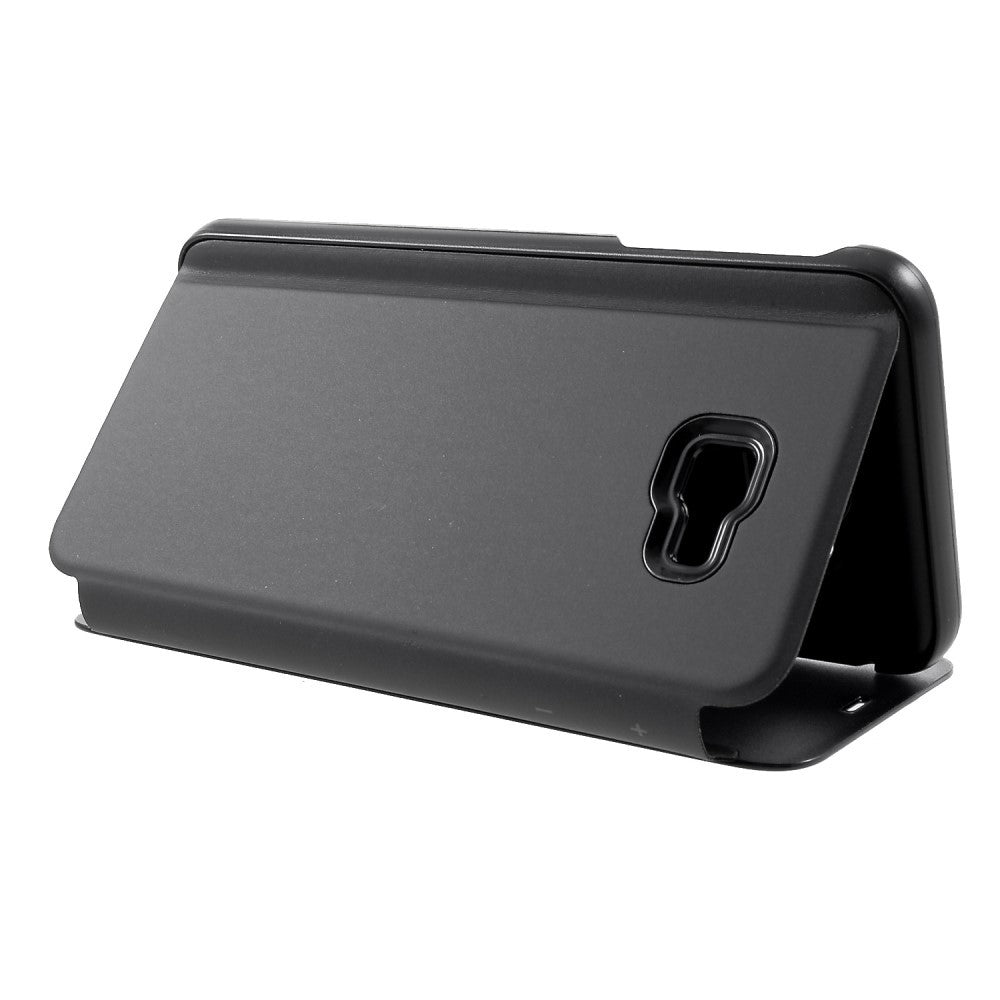 Husa Samsung Galaxy J4 Plus 2018 Flip Cover Oglinda Negru-3