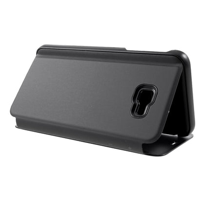 Husa Samsung Galaxy J4 Plus 2018 Flip Cover Oglinda Negru-3