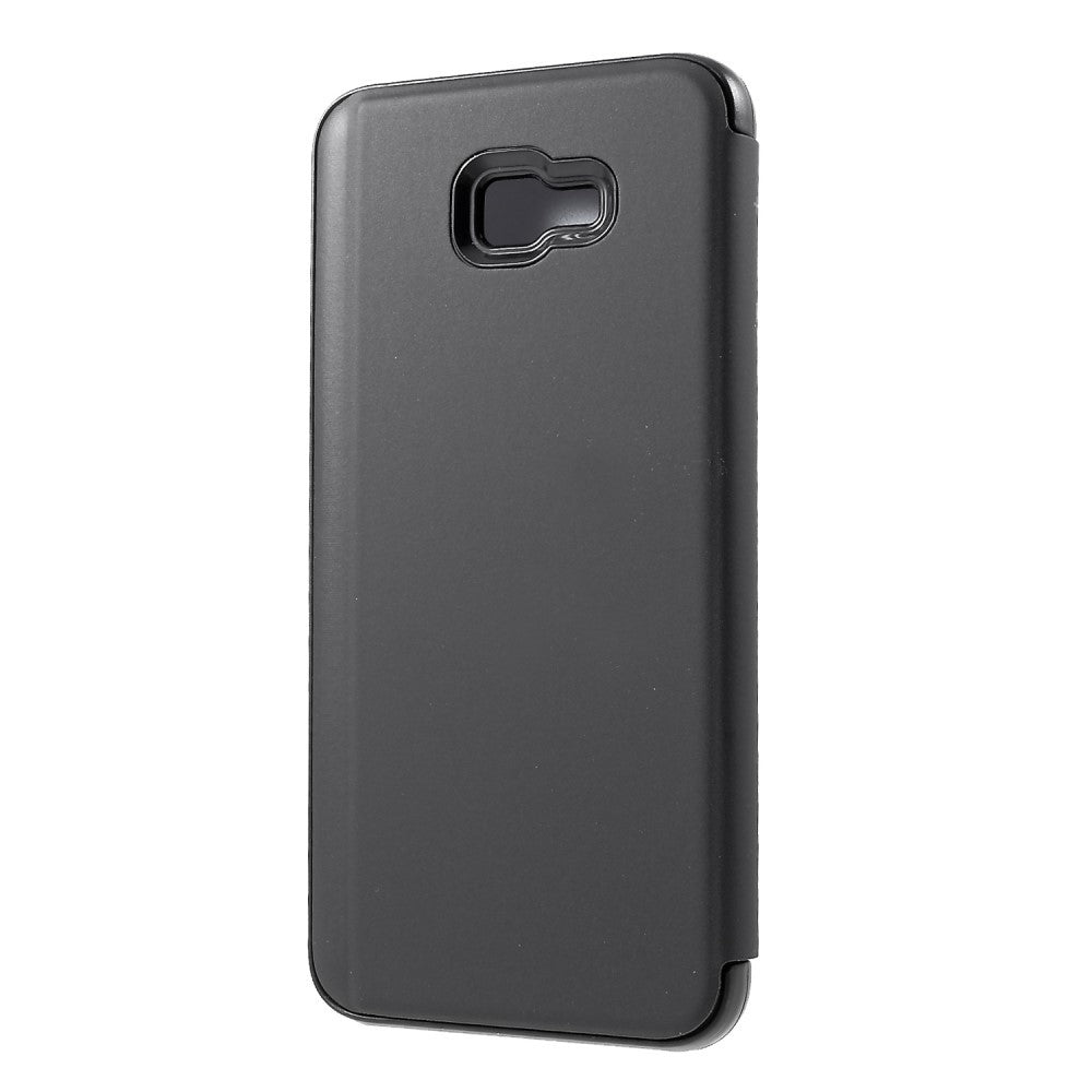 Husa Samsung Galaxy J4 Plus 2018 Flip Cover Oglinda Negru-4