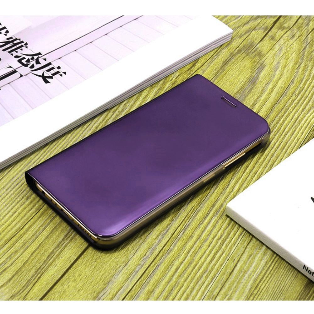 Husa Samsung Galaxy J5 2017 Flip Cover Oglinda Violet-4