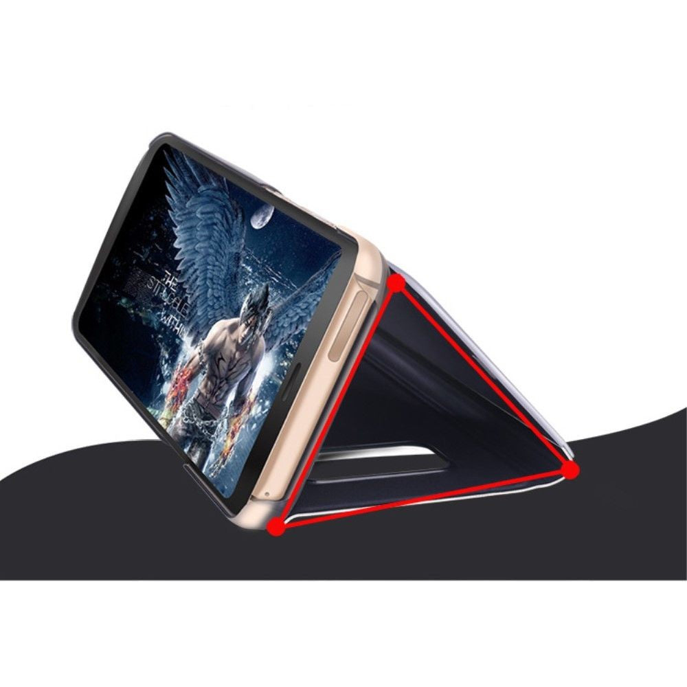 Husa Samsung Galaxy J7 2017 Flip Cover Oglinda Violet-2