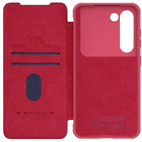 Husa Nillkin QIN Leather PRO pentru Samsung Galaxy S23 Plus, Roșu